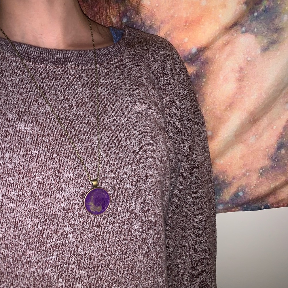 Handmade Resin Pendant :)